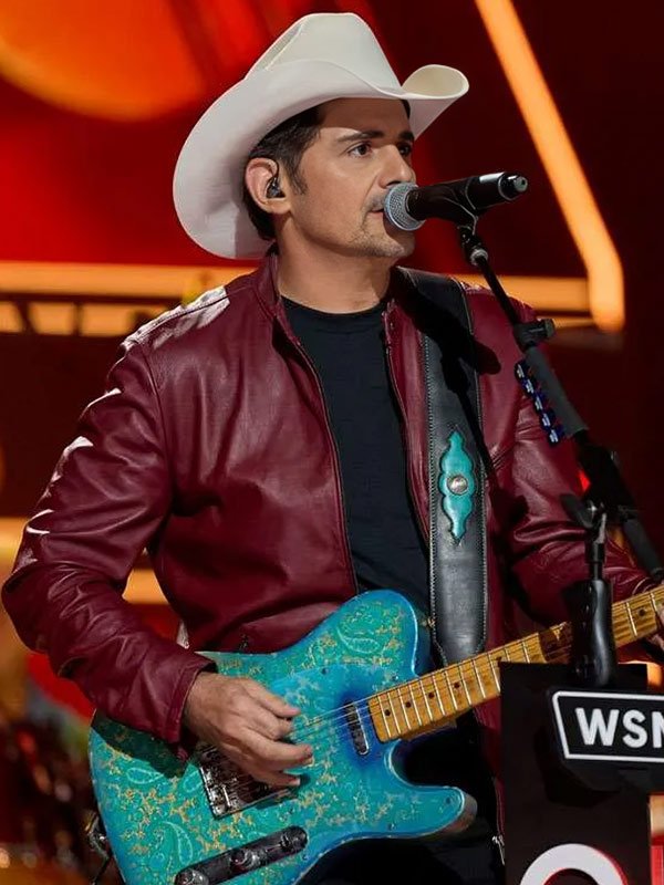 Shop A Grand Ole Opry Christmas Brad Paisley Leather Jacket
