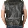 Justice League Jason Momoa Black Leather Vest