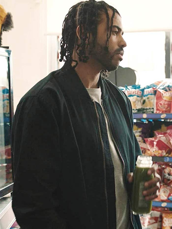 Blindspotting Collin Bomber Jacket Blindspotting Daveed Diggs Black Cotton Jacket