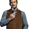 Passengers Movie Chris Pratt Corduroy Brown Vest