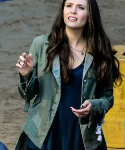 Scarlet Witch Captain America Civil War Cotton Jacket