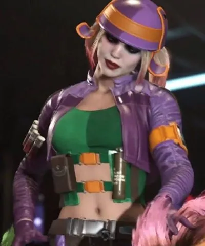 Game Injustice 2 Harley Quinn Purple Jacket