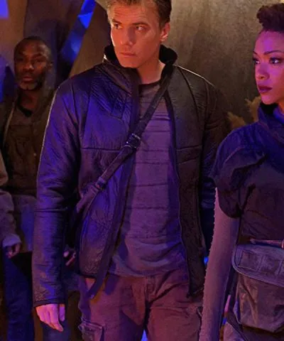 Anson Mount Star Trek Discovery Leather Jacket
