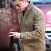Zac Efron Brown Jacket