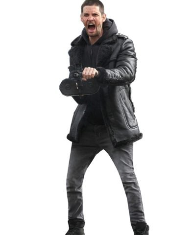 Billy Russo The Punisher Season 2 Black Leather Jacket