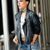 Vox Lux Celeste Montgomery Leather Jacket