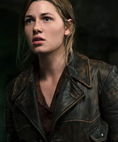 Overlord Mathilde Ollivier Distressed Leather Coat