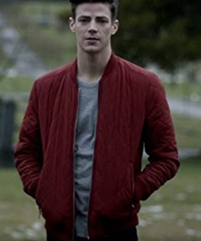 Grant Gustin Quilted Jacket from The Flash