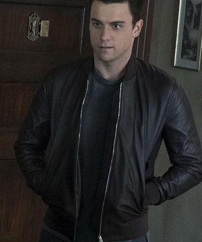 Connor Walsh Black Bomber Jacket