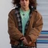 American Ultra Jesse Eisenberg Suede Leather Jacket