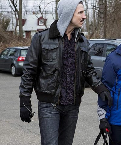 Orange Is the New Black George 'Pornstache' Mendez leather Jacket