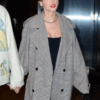 Buy Street Style 2025 American Singer Taylor Swift Double Breasted Trench Coat