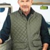 Buy John Dutton Military Green Quilted Vest For Sale