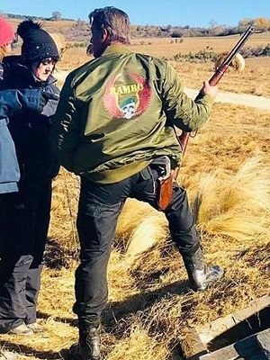Rambo 5 Last Blood Skull Green Bomber Jacket
