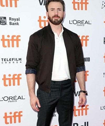 Knives Out Event Chris Evans Jacket