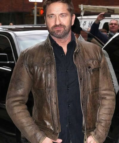 Gerard Butler Brown Jacket