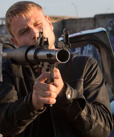 Max Riemelt Sense8 Leather Jacket