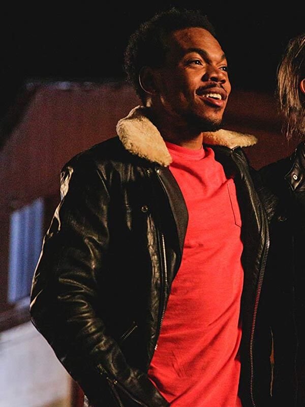 Dax Slice Black Jacket Chance the Rapper Slice Leather Jacket