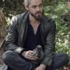 Tom Payne Walking Dead Distressed Leather Coat