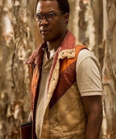 Houston Brooks Colorful Satin Vest from Kong Skull Island