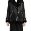 Ladies Shearling Biker Jacket