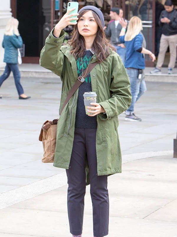 Gemma Chan The Eternals Sersi Coat - Just American Jackets