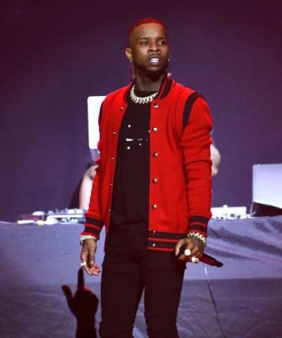 Tory Lanez Interscope Records Red Varsity Jacket