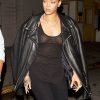 Rihanna Black Bomber Jacket