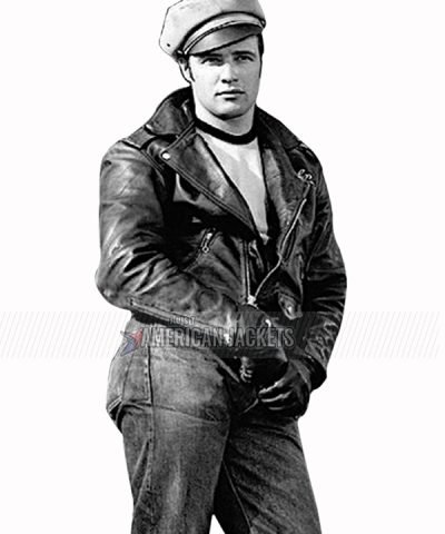 Marlon Brando Motorcycle Leather Jacket