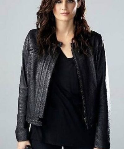 Absentia Stana Katic Black Leather Jacket
