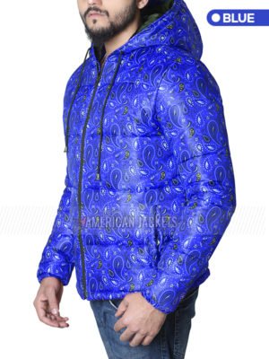 pink glossy puffer jacket