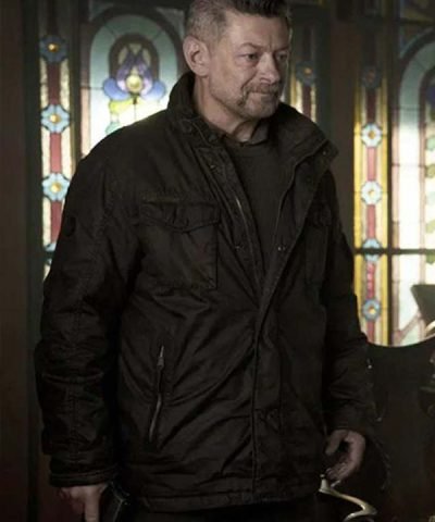 SAS: Red Notice Andy Serkis Black Jacket