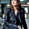 The Blacklist Elizabeth Keen Black Leather Jacket
