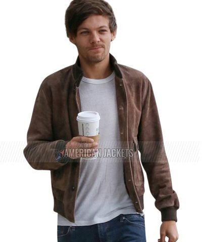 Louis Tomlinson Brown Leather Jacket