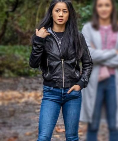 Nancy Drew George Fan Black Leather Jacket