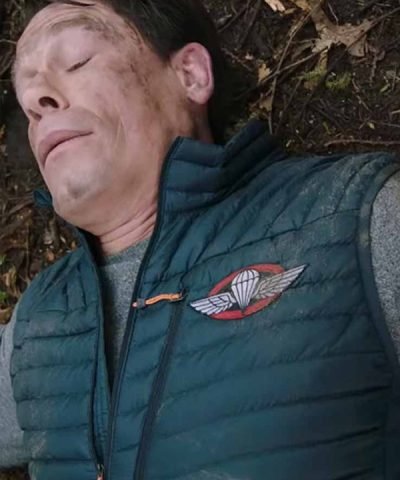 Playing with Fire Jake Carson Puffer Green Vest