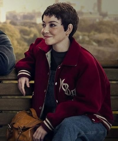 Ruby Sick of It Letterman Red Jacket