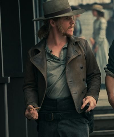 Daniel Webber Billy The Kid Brown Leather Jacket