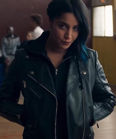 How I Became a Super Hero Leïla Bekhti Leather Jacket