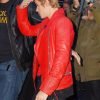 Justin Bieber Red Leather Jacket