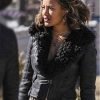Heather Hemmens Black Leather Jacket