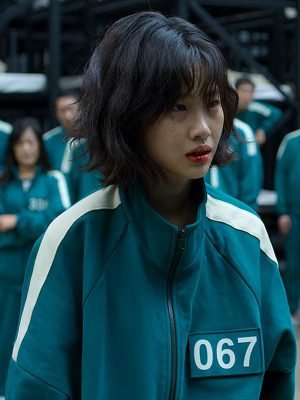TV Show Squid Game Costume Green Tracksuit - Halloween Sale