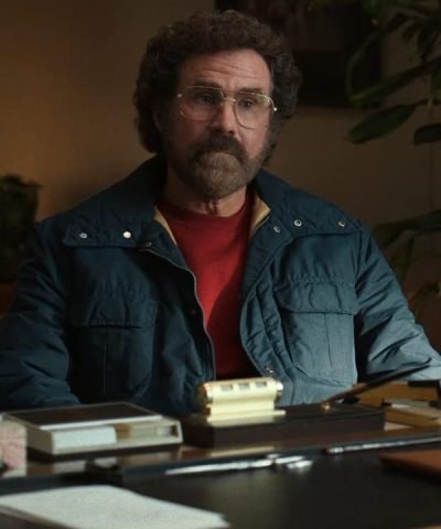 The Shrink Next Door 2021 Will Ferrell Cotton Blue Jacket