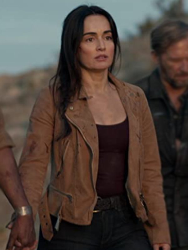 Adela The Forever Purge 2021 Ana de la Reguera Jacket Adela The Forever Purge 2021 Ana de la Reguera Leather Jacket