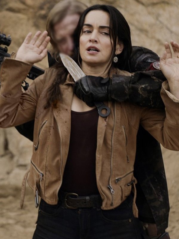 Adela The Forever Purge 2021 Ana de la Reguera Leather Jacket Adela The Forever Purge 2021 Ana de la Reguera Jacket