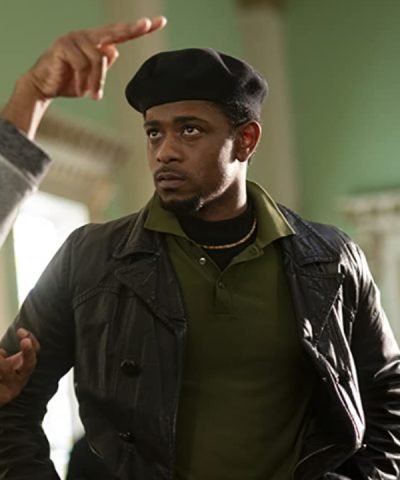 Bill O'Neal Judas and the Black Messiah LaKeith Stanfield Black Leather Jacket