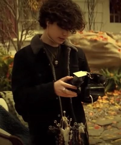 Zackary Arthur Chucky Jake Wheeler Black Shearling Jacket