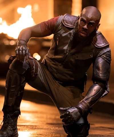 Jet Black Cowboy Bebop Mustafa Shakir Cotton Vest