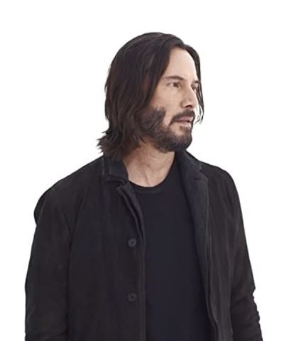 Neo The Matrix Resurrections 2021 Keanu Reeves Black Jacket