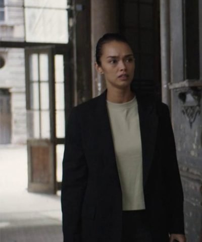 Vinessa Vidotto FBI International 2021 Cameron Vo Cotton Black Coat